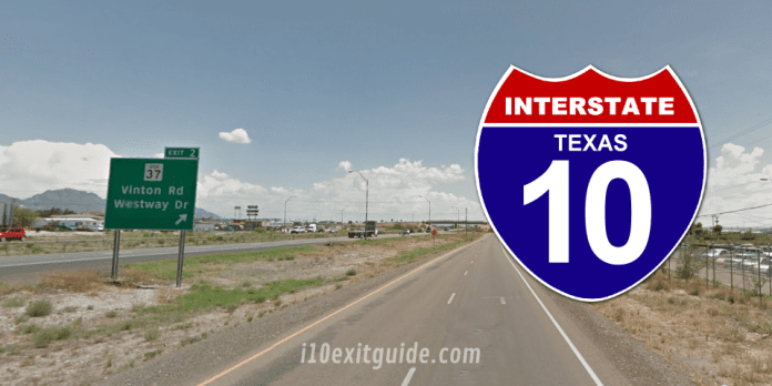 960x480-i-10-el-paso-texas-exit-2 El Paso, Texas I-10 Traffic | I-10 Construction | I-10 Exit Guide